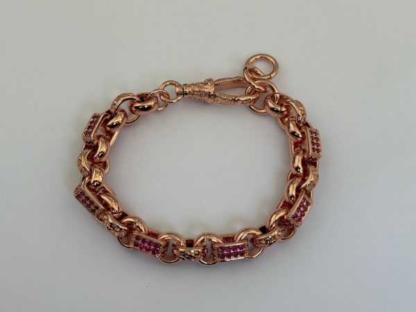 Rose Bright Pink Gypsy Bracelet - Image 3