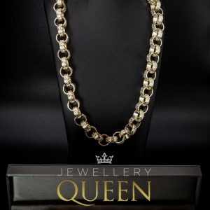 9ct Gold-Filled Premium 15mm Belcher Set with Albert Clasp