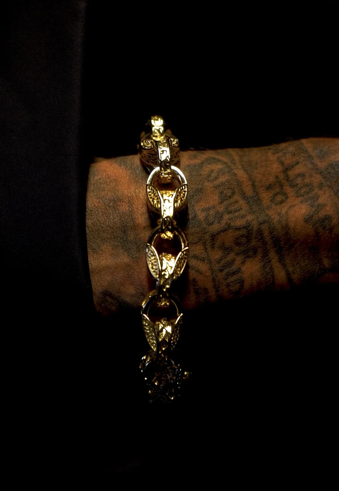 Heavy 15mm Tulip Bracelet with Albert Clasp