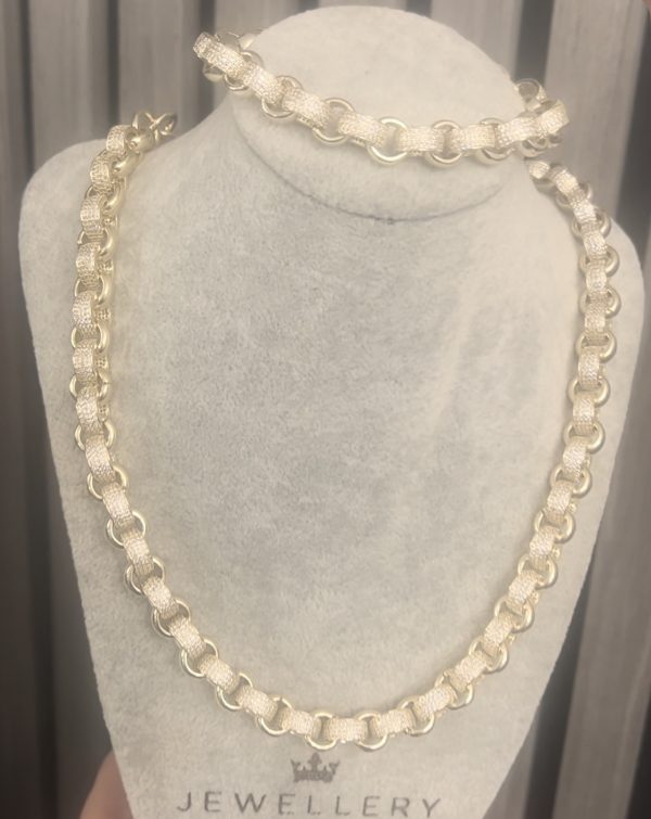 12mm Iced Out Belcher Set