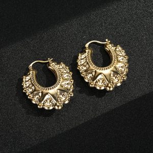45mm XL Round Creole Earrings
