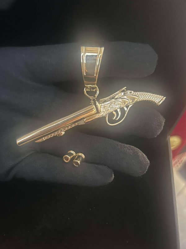 Shotgun Pendant with Pellets