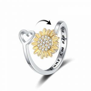 You Are My Sunshine Spinner Ring