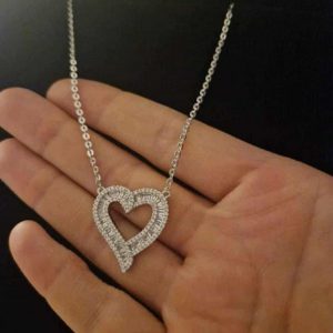 Iced Out Heart Necklace