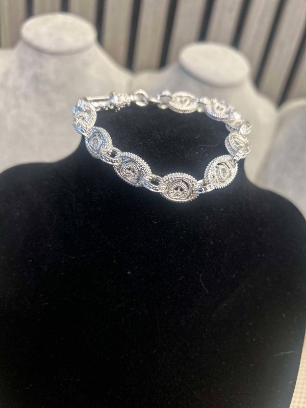 Premium Petite Button Spinning Heart Bracelet - Image 14