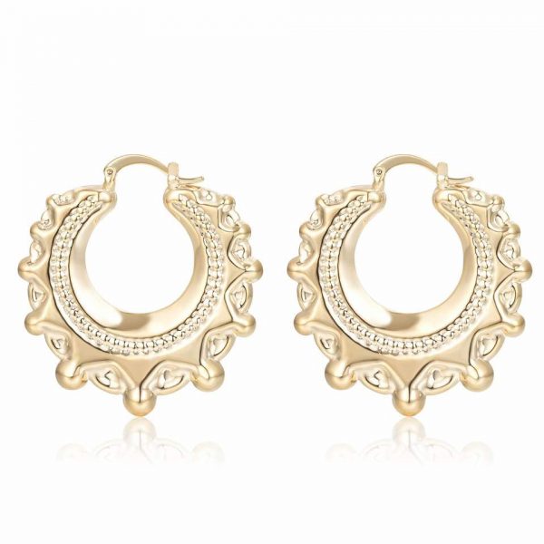 2cm Round Creole Earrings