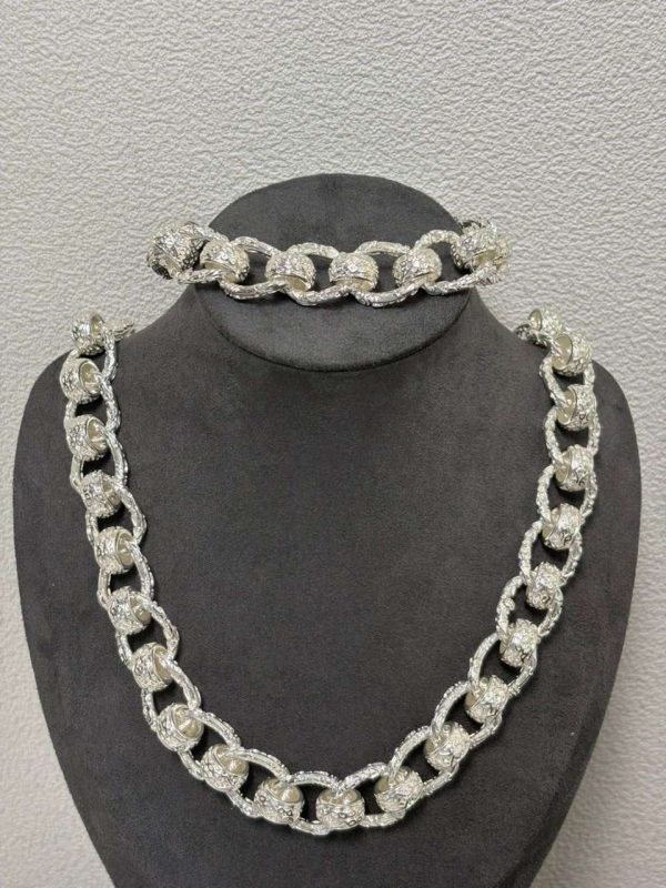 15mm Rollerball Necklace – Gold, Silver, or Rose Gold - Image 2