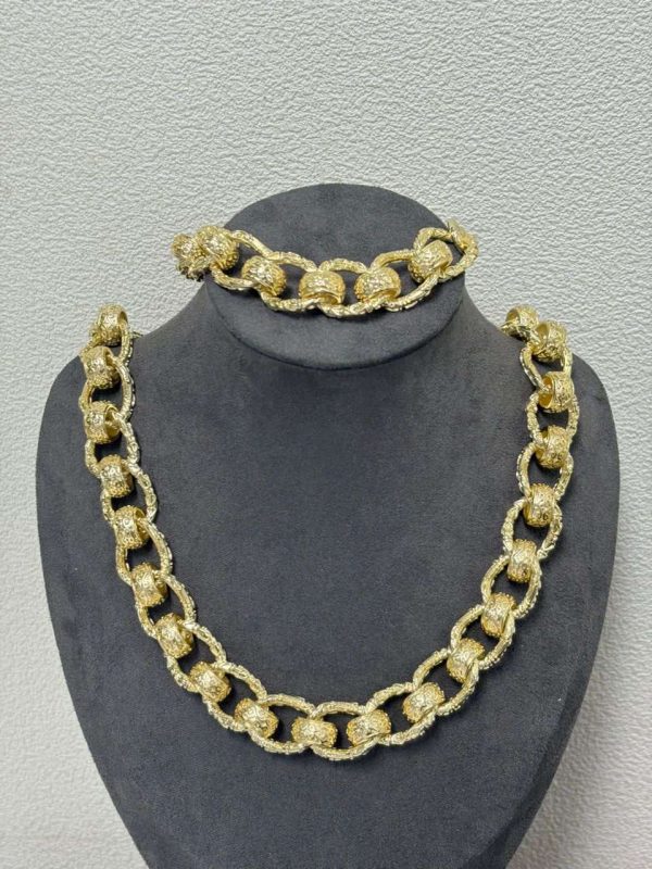15mm Rollerball Necklace – Gold, Silver, or Rose Gold