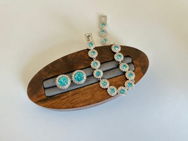 Aquamarine Tennis Set – 3-Piece Set