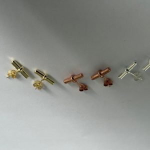 T-Bar Stud Earrings - Gold Filled