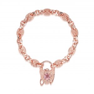 Delicate Petite Rose Button Bracelet