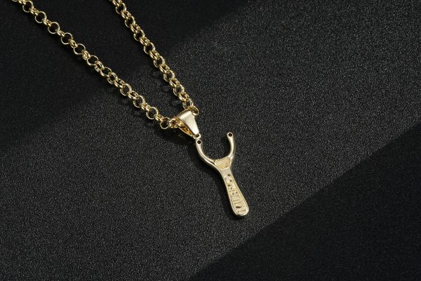 Milbro Premium Catapult Pendant & Chain - Gold-Filled - Image 2