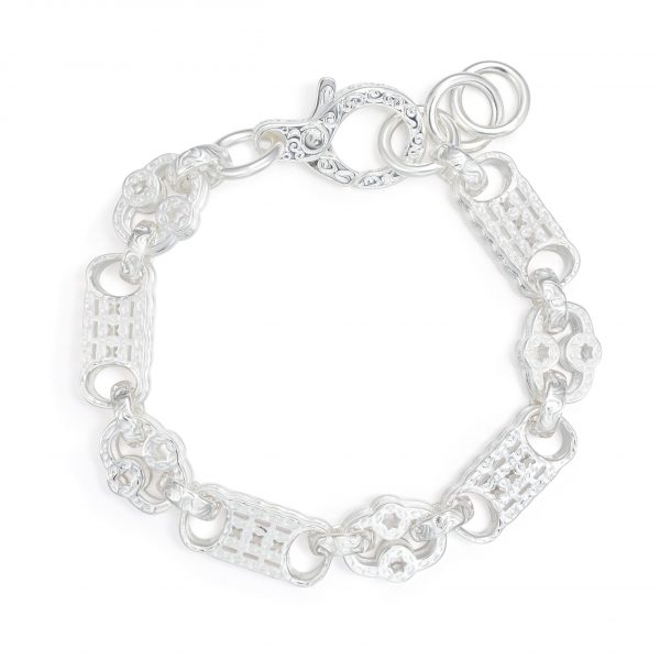 10mm Patterned Stars and Bars Bracelet- all colours - Image 3