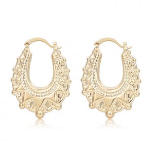 3cm Gold-Filled Creole Earrings