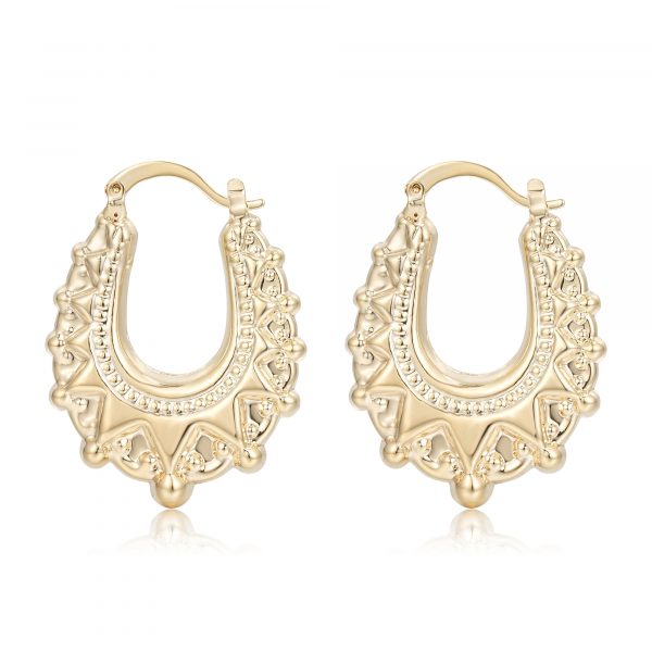 3cm Gold-Filled Creole Earrings