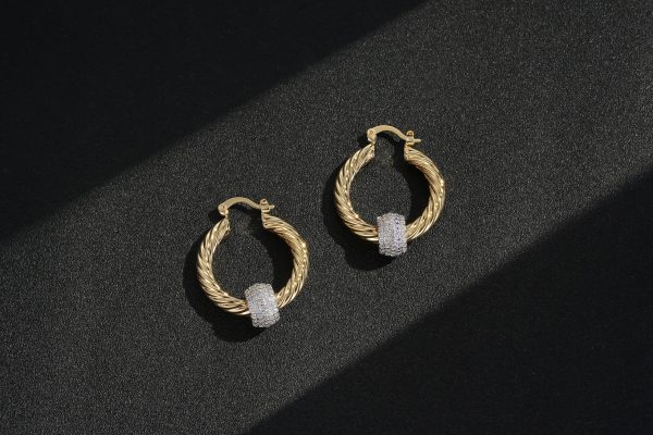 30mm Ball Hoop Earrings - Image 2