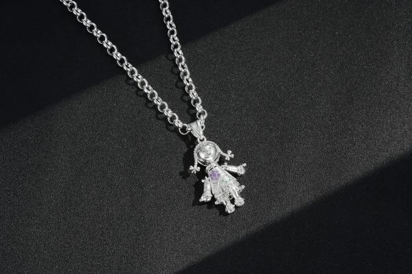 Silver Ragdoll Necklace - Image 7