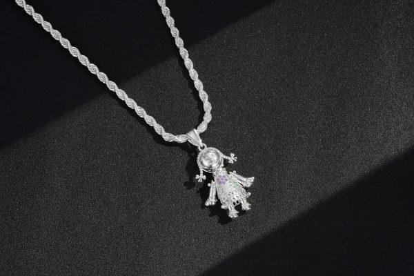 Silver Ragdoll Necklace - Image 8