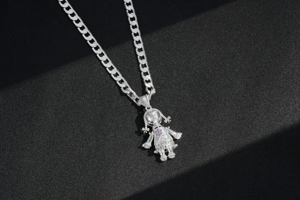 Silver Ragdoll Necklace - Image 6