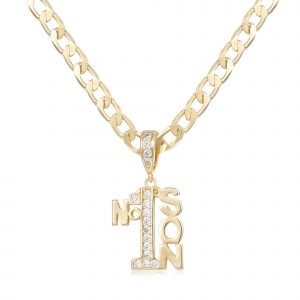 Number 1 Son Premium Gold-Filled Necklace