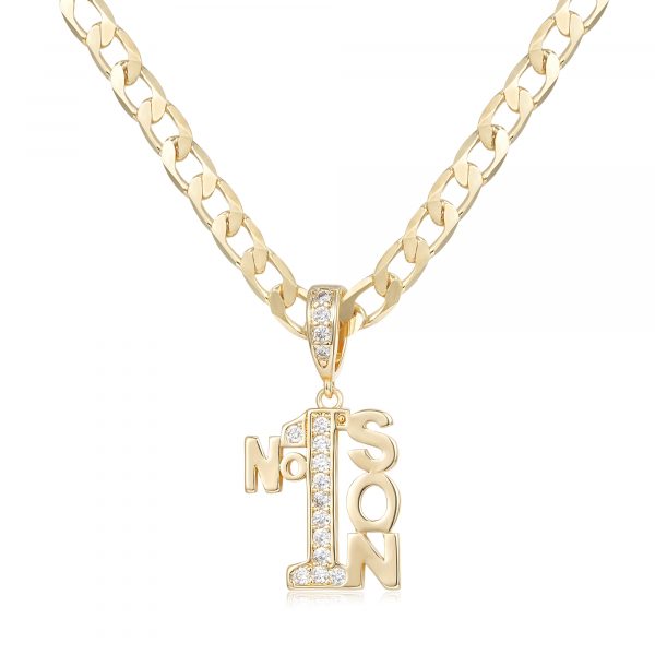 Number 1 Son Premium Gold-Filled Necklace