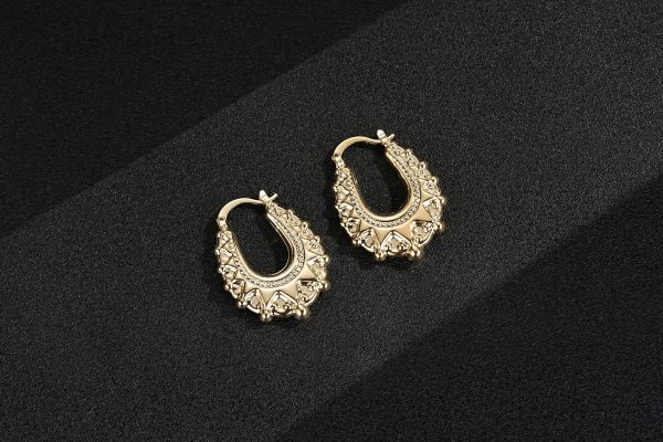 3cm Gold-Filled Creole Earrings - Image 3