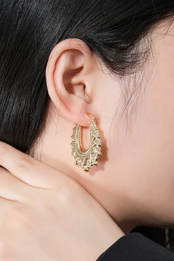 3cm Gold-Filled Creole Earrings - Image 2