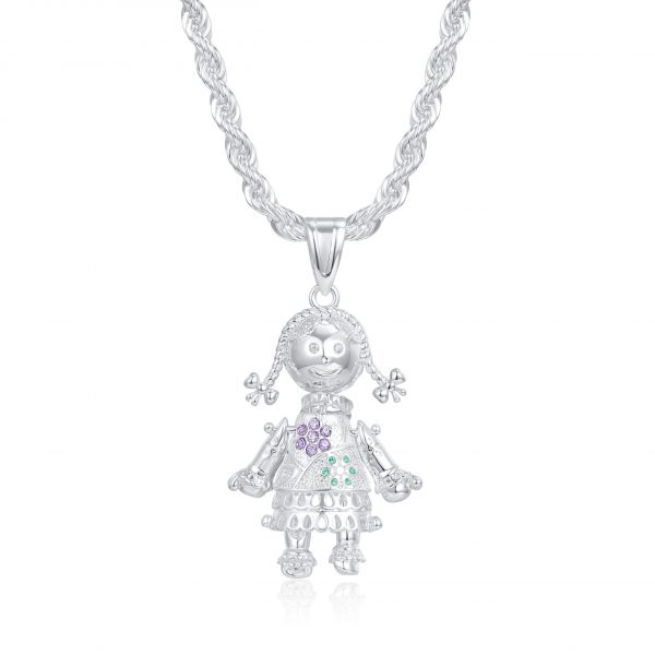 Silver Ragdoll Necklace - Image 4
