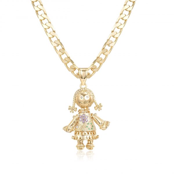 Premium Gold-Filled Ragdoll Necklace