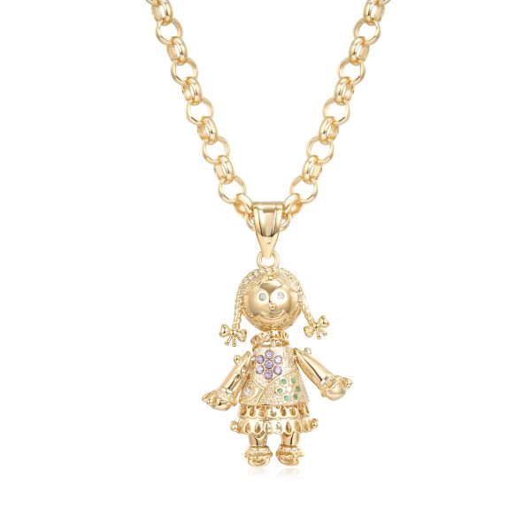 Premium Gold-Filled Ragdoll Necklace - Image 2