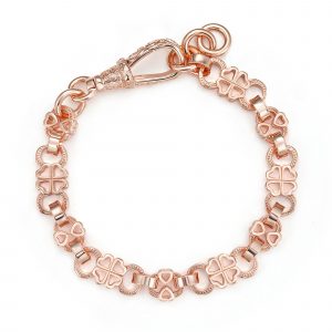 Premium Rose Gold Clover Bracelet