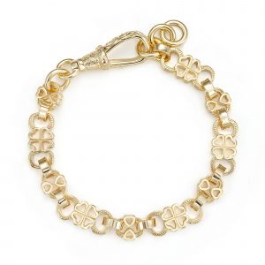 Premium Gold-Filled Clover Bracelet