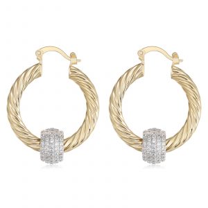 30mm Ball Hoop Earrings