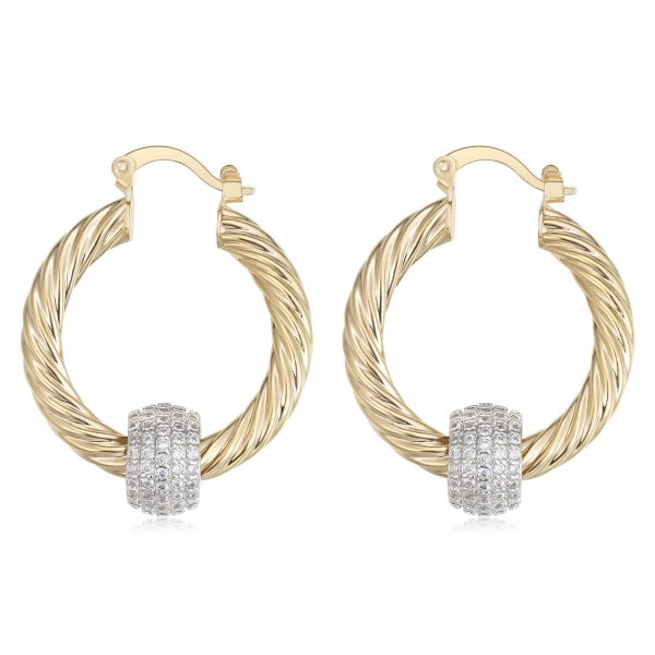 30mm Ball Hoop Earrings
