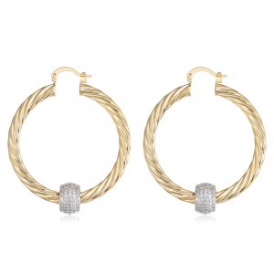 45mm Ball Hoop Earrings