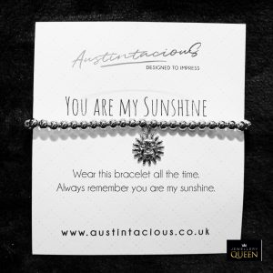 "You Are My Sunshine" Beaded Bracelet with Card