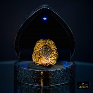 Premium Waterproof CZ Saddle Ring Gold Filled