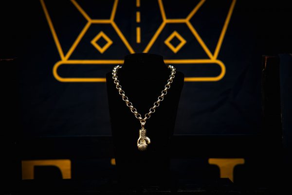 8mm Boxing Glove Pendant with Luxury 16-24 inch Chain
