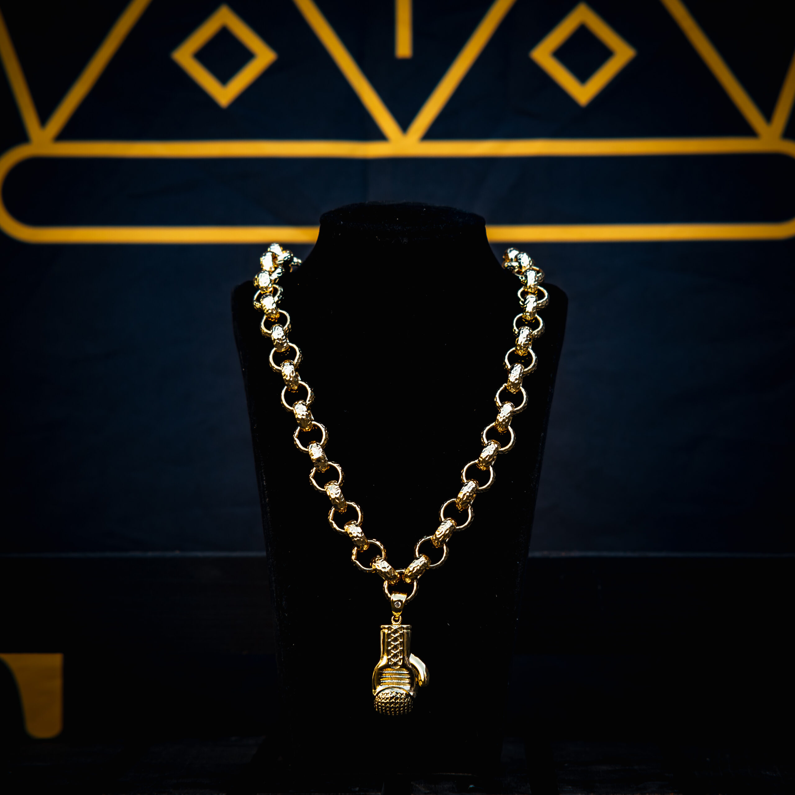 12mm Boxing Glove Necklace
