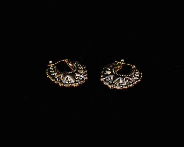 25mm Round Gold-Filled Creole Earrings