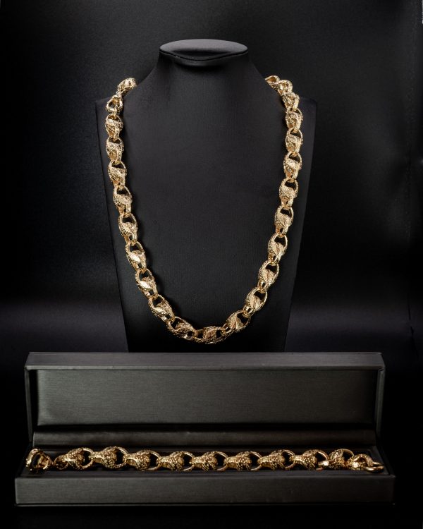13mm Luxury 9ct Gold-Filled Tulip Necklace - Image 3