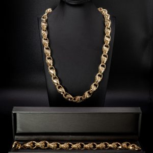 13mm Luxury 9ct Gold-Filled Tulip Bracelet