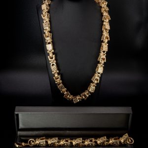 15mm Luxury Gold-Filled Lego Style Chain Set