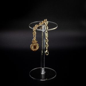 Premium Gold-Filled 7mm Medium Stars and Bars Bracelet with Shield