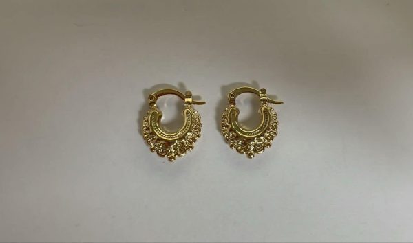1cm Baby Creole Earrings - Gold Filled Premium