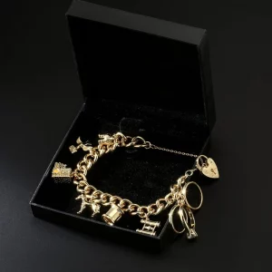 Premium Gold-Filled Charm Bracelet