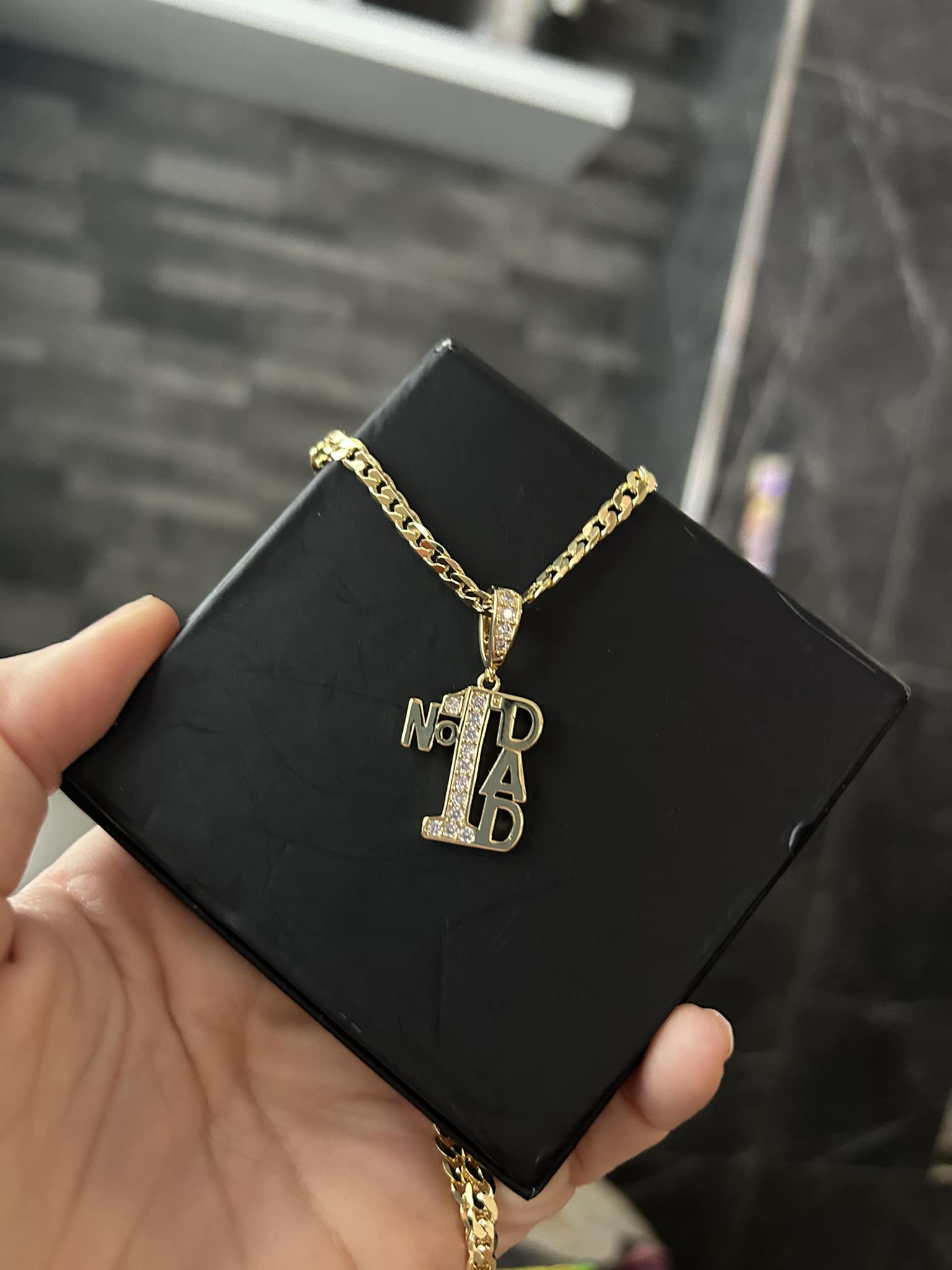 Number 1 Dad Necklace