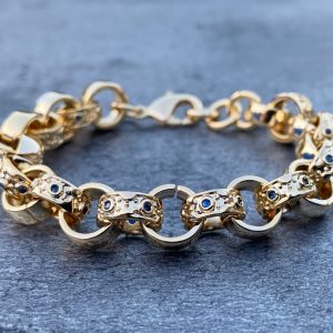 9mm Gold-Filled Belcher Bracelet - 6-Inch Child's