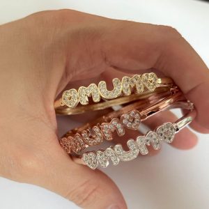 Gold-Filled Mum Bangle