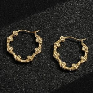 Premium 28mm Claddagh Heart Earrings